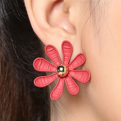 Bông Tai Hợp Kim Nữ AvaJi Đính Đá AVJ.E000096.00 Màu Vàng