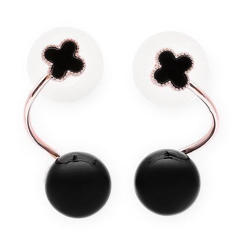 Bông Tai Hợp Kim Nữ AvaJi Đính Đá AVJ.E000085.00 Màu Vàng