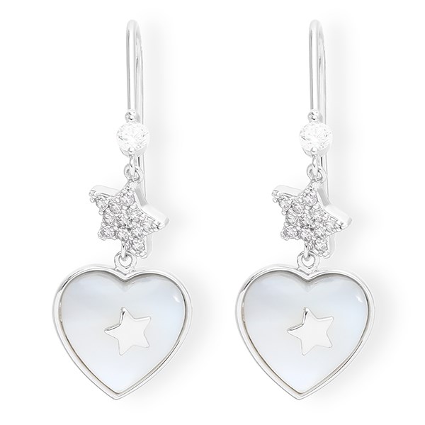 Bông Tai Hợp Kim Nữ AvaJi Đính Đá AVJ.E000089.00