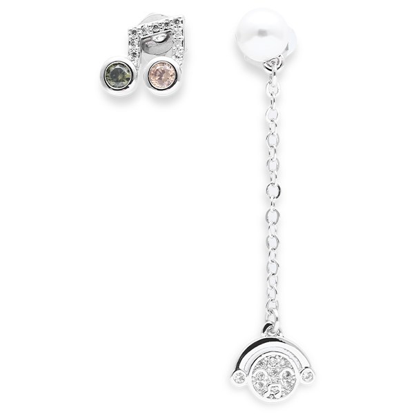 Bông Tai Hợp Kim Nữ AvaJi Đính Đá AVJ.E000094.00