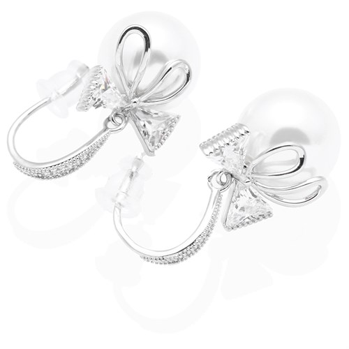 Bông Tai Hợp Kim Nữ AvaJi Ngọc Trai AVJ.E000001.00 Màu Vàng