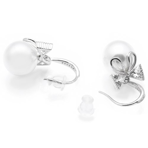 Bông Tai Hợp Kim Nữ AvaJi Ngọc Trai AVJ.E000001.00 Màu Vàng