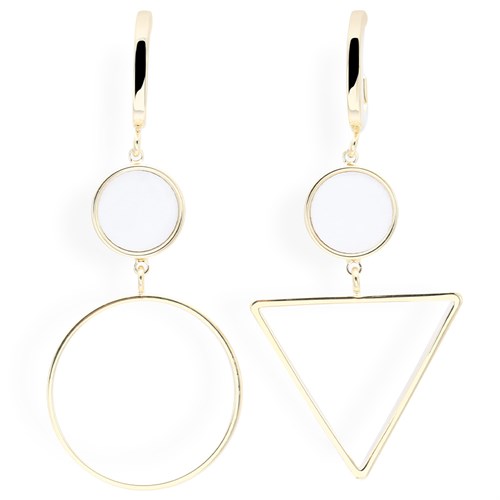 Bông Tai Hợp Kim Nữ AvaJi AVJ.E000018.00 Màu Vàng