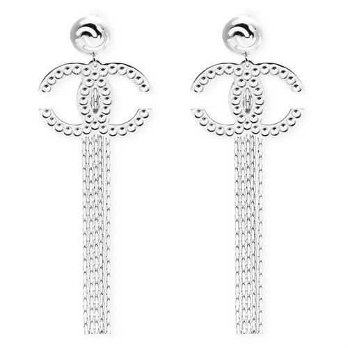 Bông Tai Bạc Nữ Đính Đá Mạ Vàng Trắng AvaJi AVJ.E000170.00 Màu Bạc