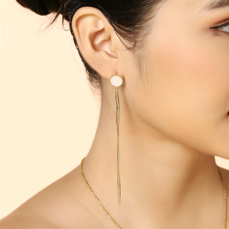 Bông Tai Hợp Kim Nữ Đính Đá AvaJi AVJ.E000194.00