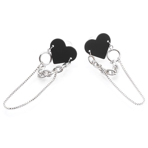 Bông Tai Hợp Kim Nữ Đính Đá AvaJi AVJ.E000226.00 Màu Bạc