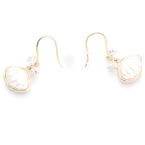 Bông Tai Hợp Kim Nữ Đính Đá AvaJi AVJ.E000258.00 Màu Vàng