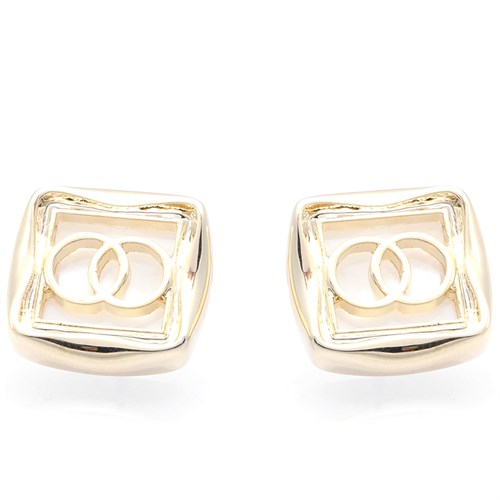 Bông Tai Hợp Kim Nữ Đính Đá AvaJi AVJ.E000274.00 Màu Vàng