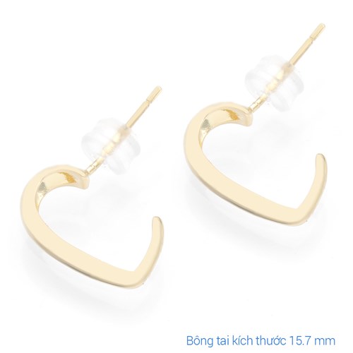 Bông Tai Hợp Kim Nữ AvaJi AVJ.E000342.00 Màu Vàng