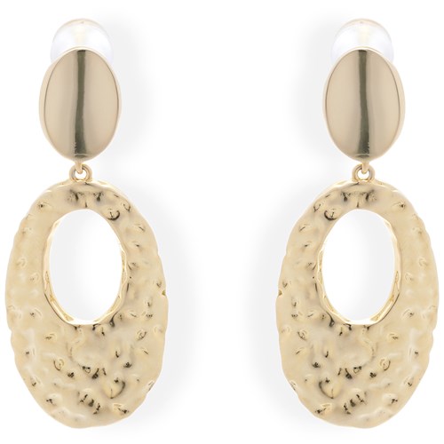 Bông Tai Hợp Kim Nữ Đính Đá AvaJi AVJ.E000344.00 Màu Vàng