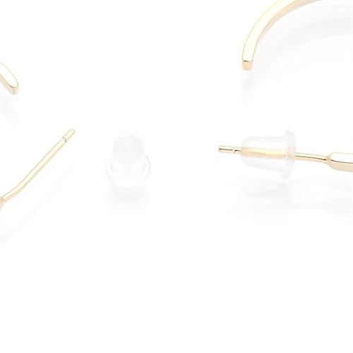 Bông Tai Hợp Kim Nữ Đính Đá AvaJi AVJ.E000346.00 Màu Vàng