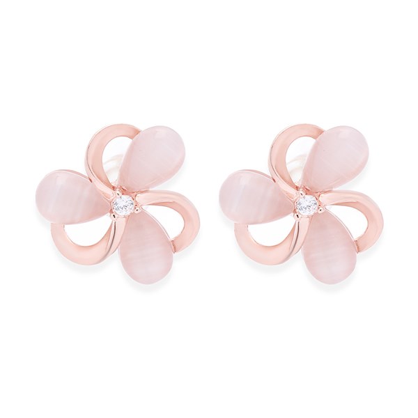 Bông Tai Hợp Kim Nữ Đính Đá AvaJi AVJ.E000371.00