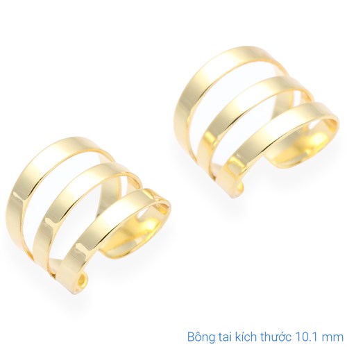 Bông Tai Hợp Kim Nữ AvaJi AVJ.E000395.00 Màu Vàng