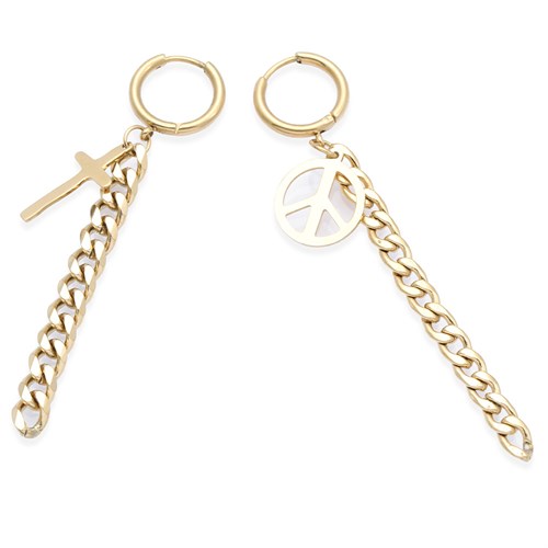 Bông Tai Hợp Kim Nữ AvaJi AVJ.E000399.00 Màu Vàng