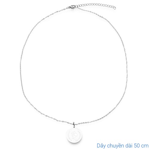 Dây Chuyền Hợp Kim Nữ AvaJi AVJ.N000031.00 Màu Bạc