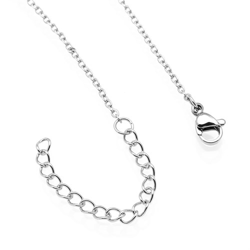 Dây Chuyền Hợp Kim Nữ AvaJi AVJ.N000031.00 Màu Bạc