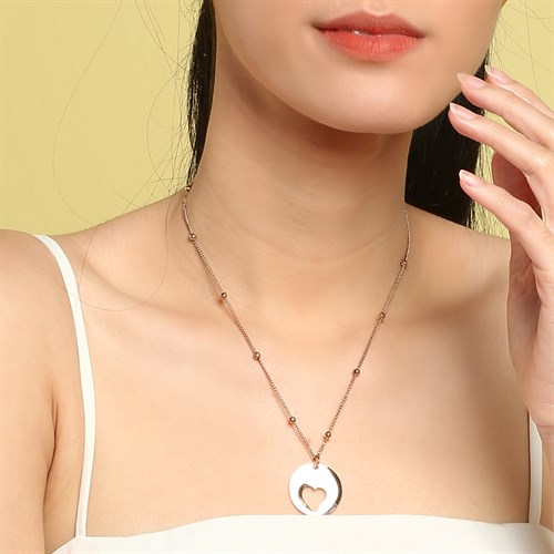 Dây Chuyền Hợp Kim Nữ AvaJi AVJ.N000033.00 Màu Vàng