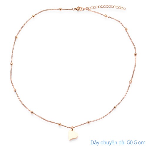 Dây Chuyền Hợp Kim Nữ AvaJi AVJ.N000034.00 Màu Vàng