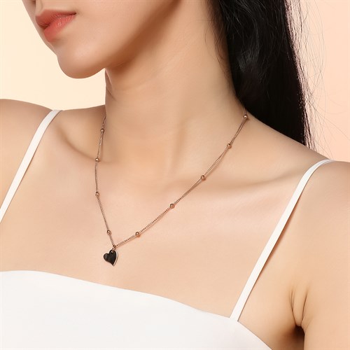 Dây Chuyền Hợp Kim Nữ AvaJi AVJ.N000034.00 Màu Vàng