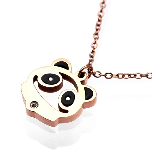 Dây Chuyền Hợp Kim Nữ AvaJi Đính Đá AVJ.N000047.00 Màu Vàng