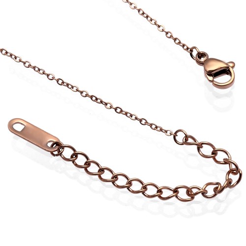 Dây Chuyền Hợp Kim Nữ AvaJi Đính Đá AVJ.N000047.00 Màu Vàng