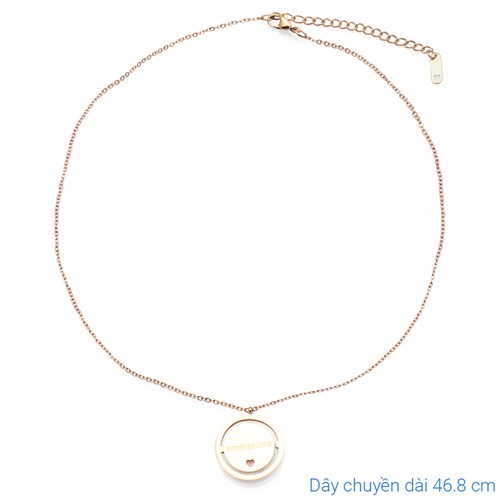 Dây Chuyền Hợp Kim Nữ AvaJi AVJ.N000048.00 Màu Vàng