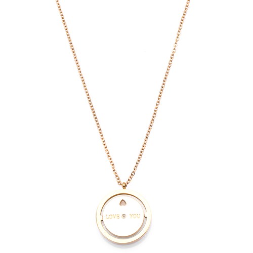 Dây Chuyền Hợp Kim Nữ AvaJi AVJ.N000048.00 Màu Vàng