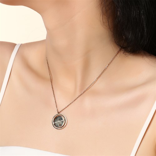 Dây Chuyền Hợp Kim Nữ AvaJi AVJ.N000048.00 Màu Vàng