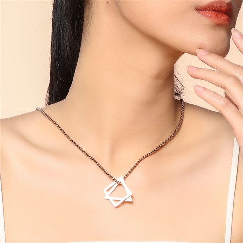 Dây Chuyền Hợp Kim Nữ AvaJi AVJ.N000059.00 Màu Vàng