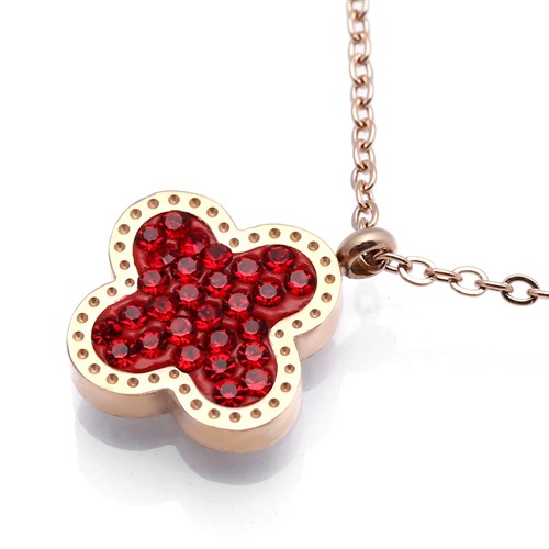 Dây Chuyền Hợp Kim Nữ AvaJi Đính Đá AVJ.N000061.00 Màu Vàng