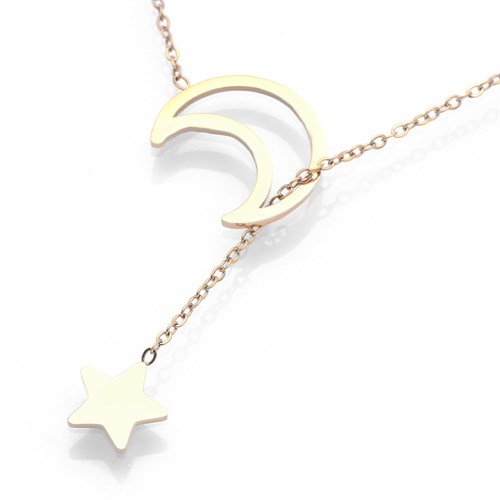 Dây Chuyền Hợp Kim Nữ AvaJi AVJ.N000065.00 Màu Vàng