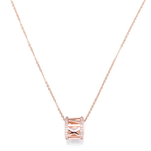 Dây Chuyền Hợp Kim Nữ AvaJi Đính Đá AVJ.N000072.00 Màu Vàng