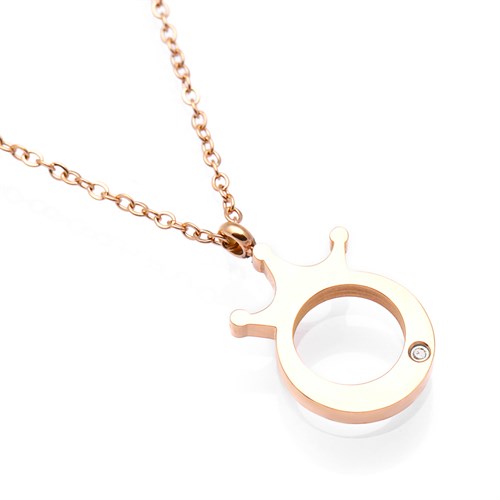 Dây Chuyền Hợp Kim Nữ AvaJi Đính Đá AVJ.N000079.00 Màu Vàng