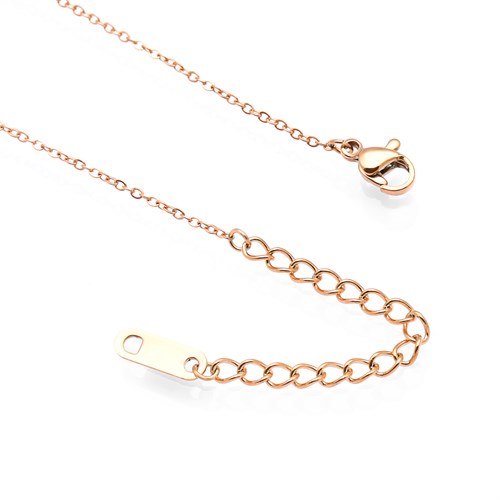 Dây Chuyền Hợp Kim Nữ AvaJi Đính Đá AVJ.N000079.00 Màu Vàng