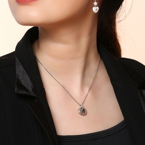 Dây Chuyền Hợp Kim Nữ AvaJi Đính Đá AVJ.N000085.00