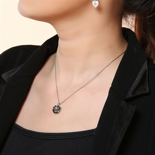 Dây Chuyền Hợp Kim Nữ AvaJi Đính Đá AVJ.N000085.00