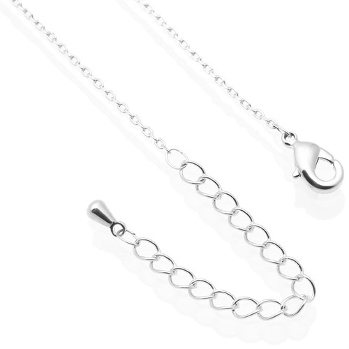 Dây Chuyền Hợp Kim Nữ AvaJi Ngọc Trai AVJ.N000115.00 Màu Bạc