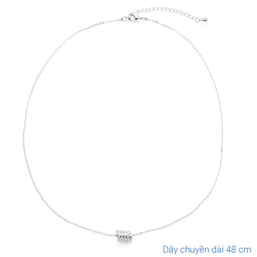 Dây Chuyền Hợp Kim Nữ AvaJi Đính Đá AVJ.N000118.00