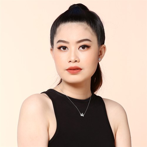 Dây Chuyền Hợp Kim Nữ AvaJi Đính Đá AVJ.N000124.00 Màu Bạc