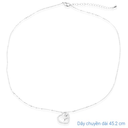 Dây Chuyền Hợp Kim Nữ AvaJi Đính Đá AVJ.N000127.00