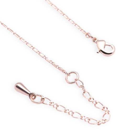Dây Chuyền Hợp Kim Nữ AvaJi Đính Đá AVJ.N000128.00 Màu Vàng