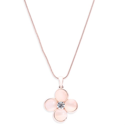 Dây Chuyền Hợp Kim Nữ AvaJi Đính Đá AVJ.N000131.00 Màu Vàng