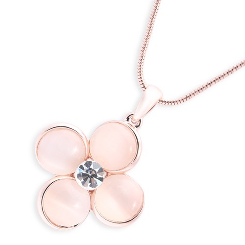 Dây Chuyền Hợp Kim Nữ AvaJi Đính Đá AVJ.N000131.00 Màu Vàng