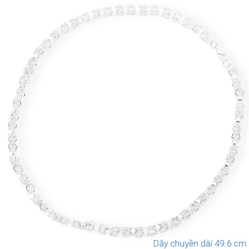 Dây Chuyền Hợp Kim Unisex AvaJi AVJ.N000141.00 Màu Bạc