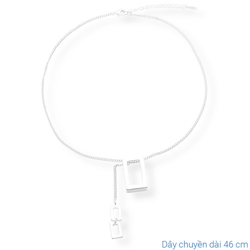 Dây Chuyền Hợp Kim Nữ AvaJi AVJ.N000142.00 Màu Bạc