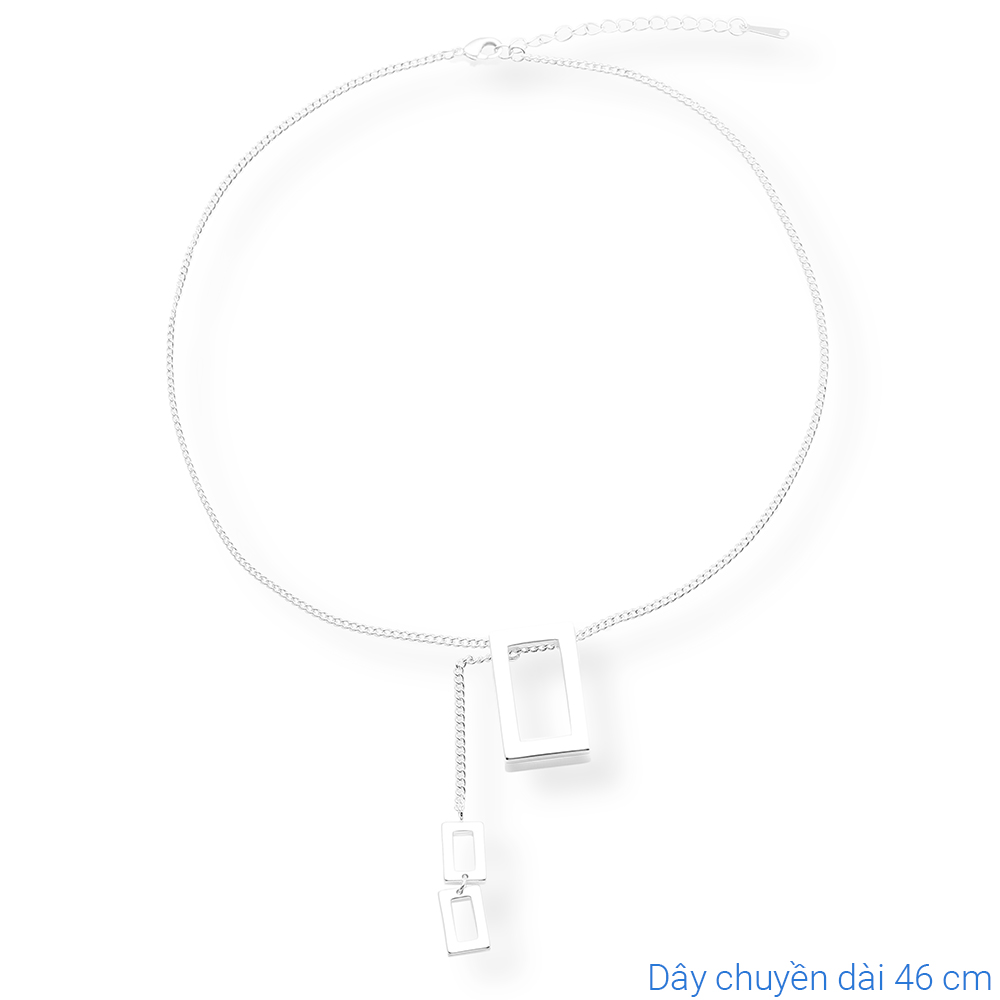 Dây Chuyền Hợp Kim Nữ AvaJi AVJ.N000142.00 Màu Bạc