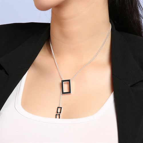 Dây Chuyền Hợp Kim Nữ AvaJi AVJ.N000142.00 Màu Bạc