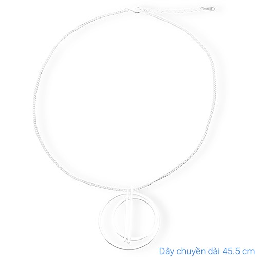 Dây Chuyền Hợp Kim Nữ AvaJi AVJ.N000143.00 Màu Bạc