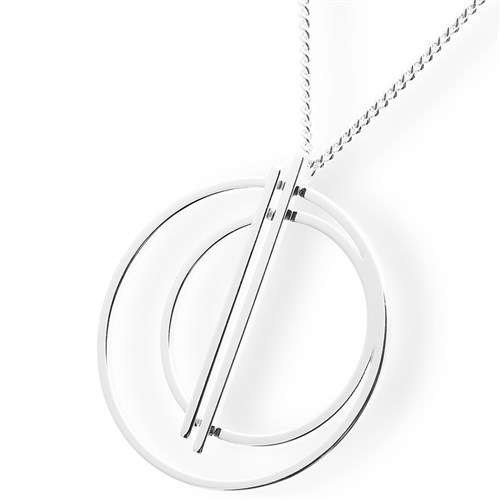 Dây Chuyền Hợp Kim Nữ AvaJi AVJ.N000143.00 Màu Bạc