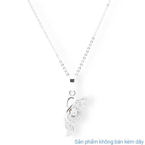 Mặt Dây Chuyền Hợp Kim Nữ AvaJi Đính Đá AVJ.P000004.00 Màu Bạc